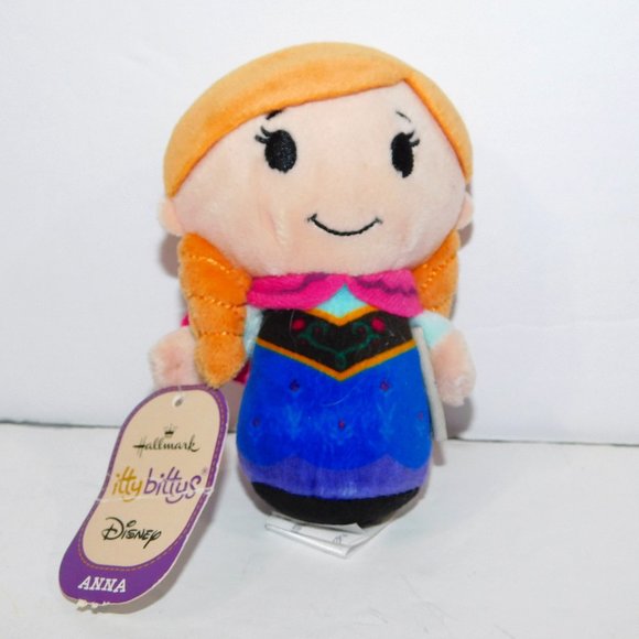 Hallmark Other - Hallmark Itty Bittys Frozen Anna 4.5" Plush stuffed Doll w Tag